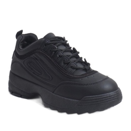 Zapatillas deportivas negras zapatillas D1909-2 negro 1 Zapatillas deportivas negras zapatillas D1909-2 negro 1