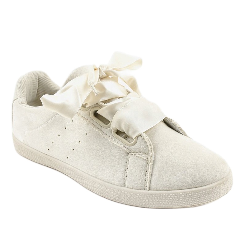Zapatillas AM-8105 de ante beige 1