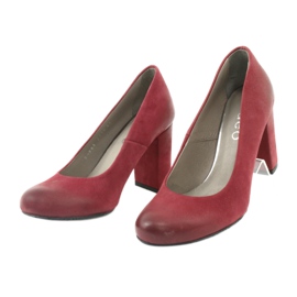 Zapatos clásicos de mujer Edeo 2119 claret multicolor 2 Zapatos clásicos de mujer Edeo 2119 claret multicolor 2