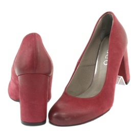 Zapatos clásicos de mujer Edeo 2119 claret multicolor 3