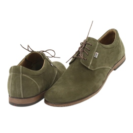 Zapatos casuales de hombre Riko 777D verde 4
