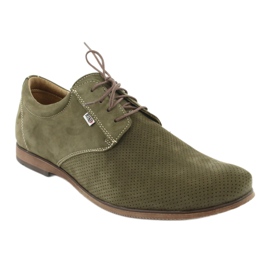 Zapatos casuales de hombre Riko 777D verde 1