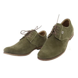 Zapatos casuales de hombre Riko 777D verde 3