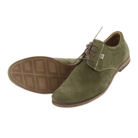 Zapatos casuales de hombre Riko 777D verde 5