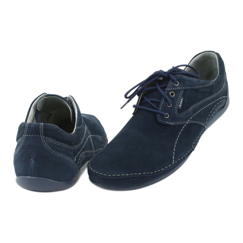 Zapatos casual de hombre Riko 844 azul marino 4