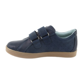 Zapatos de niño con velcro Mazurek 1235, azul marino 2
