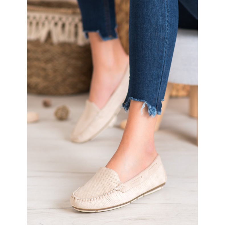 Clowse Mocasines beige con ante 2