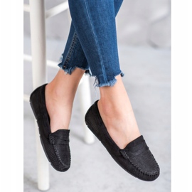 Clowse Mocasines de textil negro 1 Clowse Mocasines de textil negro 1