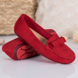 Clowse Mocasines calados con lazo rojo 4