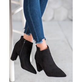 SHELOVET Botas con estilo negro 4