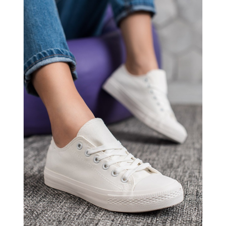 Fashion Zapatillas clásicas blanco 1