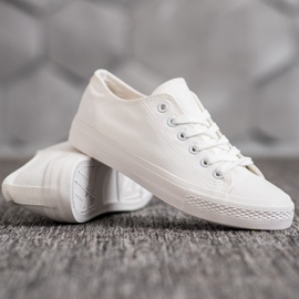 Fashion Zapatillas clásicas blanco 5