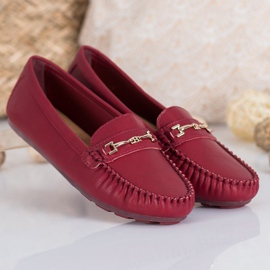 Fama Mocasines elegantes rojo 3