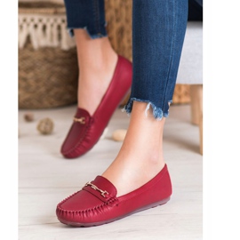 Fama Mocasines elegantes rojo 4