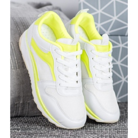 SHELOVET Zapatos blancos atados 4