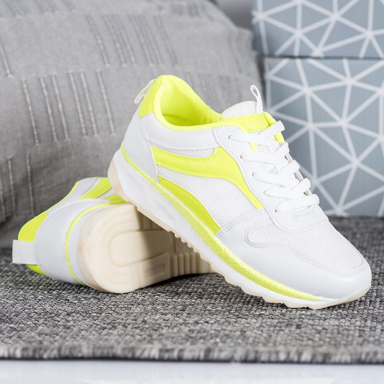 SHELOVET Zapatos blancos atados 1