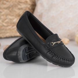 Fama Mocasines elegantes negro 4