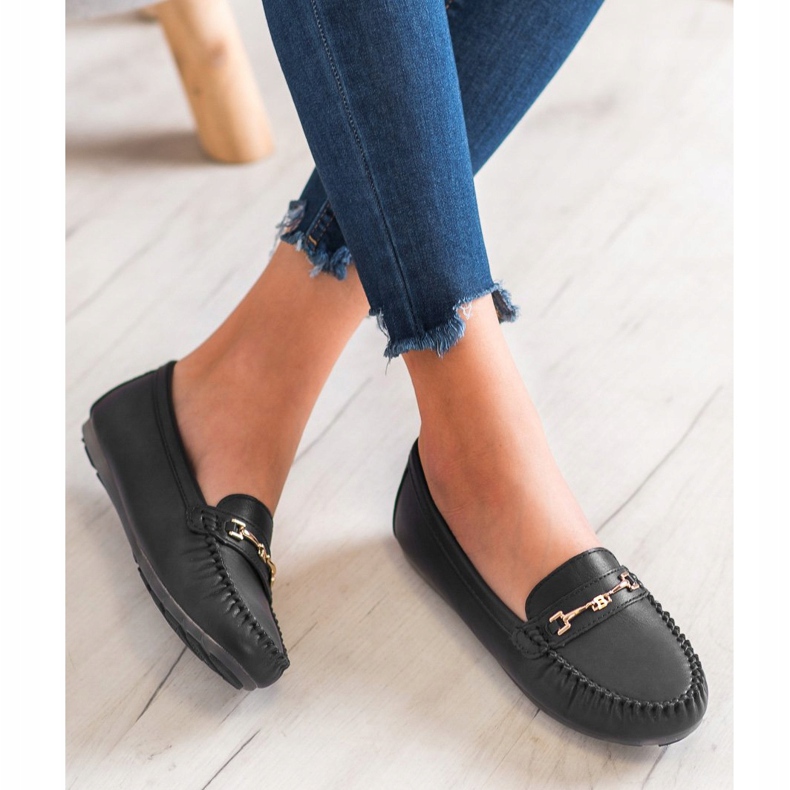 Fama Mocasines elegantes negro 2
