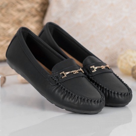 Fama Mocasines elegantes negro 3