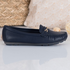Fama Mocasines elegantes azul marino azul 1
