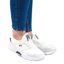 Zapatillas deportivas de mujer blancas SH801-9-D blanco 1