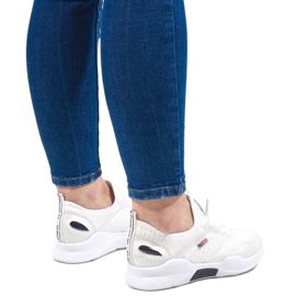 Zapatillas deportivas de mujer blancas SH801-9-D blanco 3