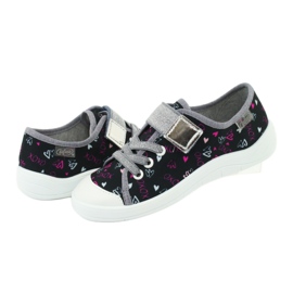 Calzado infantil befado 251Y142 negro rosa gris 4