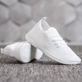 SHELOVET Zapatos sin cordones textiles blanco 5