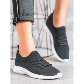 SHELOVET Zapatos sin cordones textiles negro 2