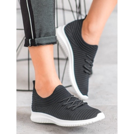 SHELOVET Zapatos sin cordones textiles negro 3