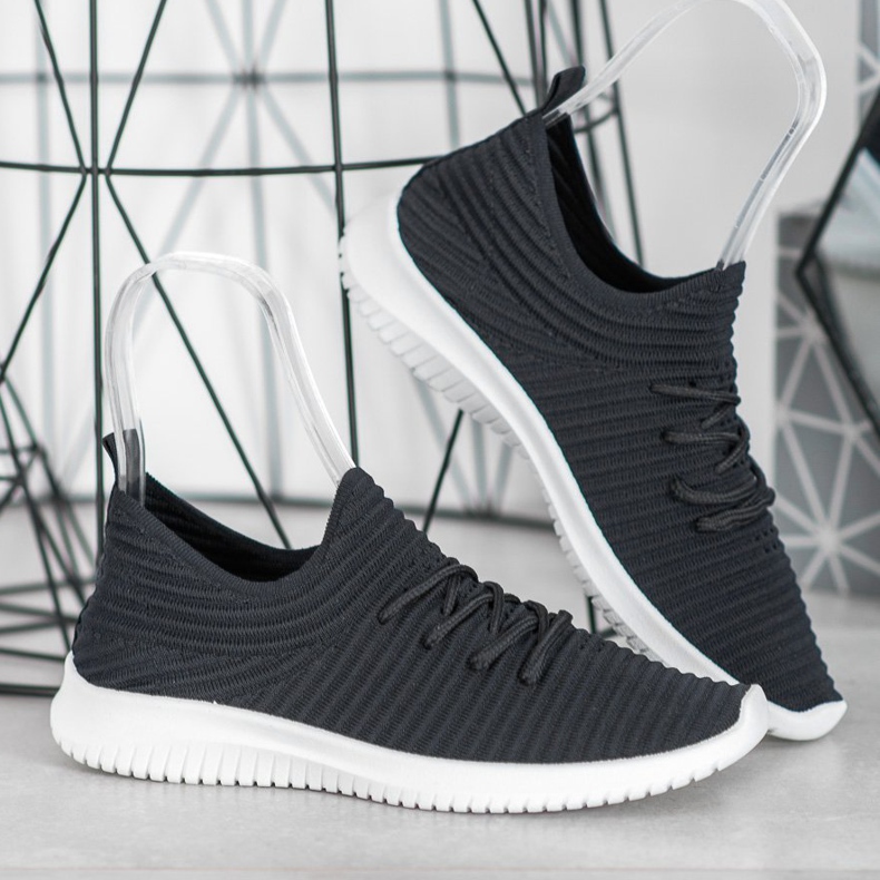 SHELOVET Zapatos sin cordones textiles negro 1