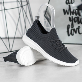 SHELOVET Zapatos sin cordones textiles negro 4