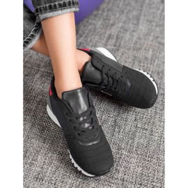 SHELOVET Zapatos deportivos negro rojo multicolor 1 SHELOVET Zapatos deportivos negro rojo multicolor 1