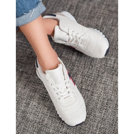 SHELOVET Zapatos deportivos blanco multicolor 2
