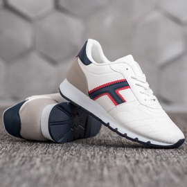 SHELOVET Zapatos deportivos blanco multicolor 5