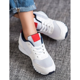 SHELOVET Calzado deportivo clásico blanco 2