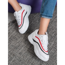 SHELOVET Zapatillas clásicas blancas blanco 4