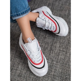 SHELOVET Zapatillas clásicas blancas blanco 3