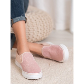 Yes Mile Zapatillas sin cordones rosas rosado 3