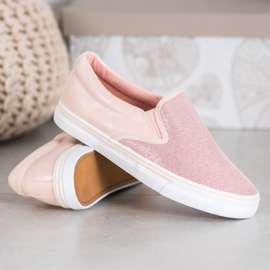 Yes Mile Zapatillas sin cordones rosas rosado 4