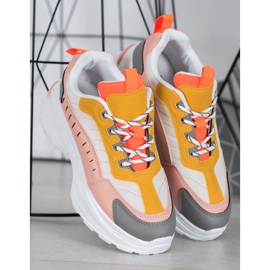 SHELOVET Zapatos de moda en la plataforma multicolor 4