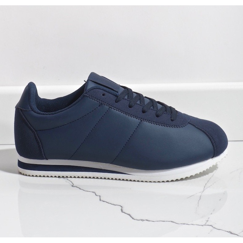 Zapatos deportivos de mujer azul marino de moda 7-7925B 2 Zapatos deportivos de mujer azul marino de moda 7-7925B 2