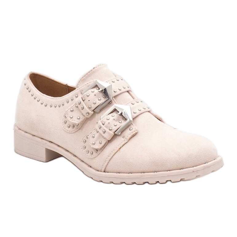 Zapatos beige con tachuelas ES8500 1