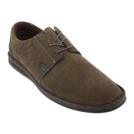 Zapatos confort American Club CY17 oliva multicolor verde 1