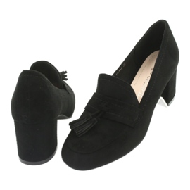 Zapatos en el poste de Sergio Leone PB147 negro 4