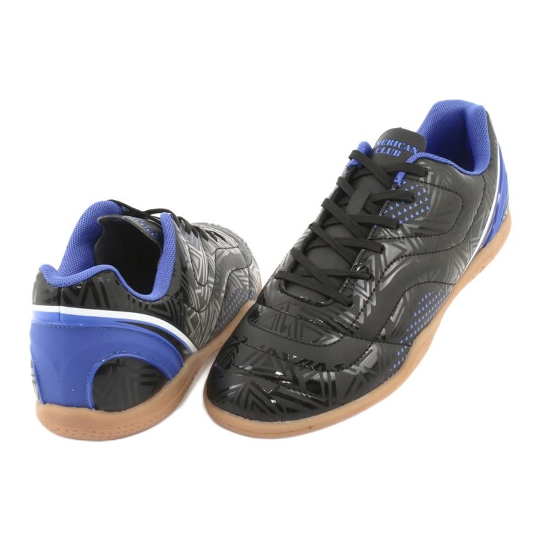 Zapatos de interior para hombre American Club OG13 negro / real 4