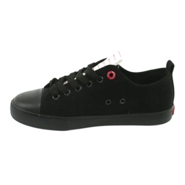 Cross Jeans Zapatillas de deporte empatadas para mujeres ff2r4020 negros 1