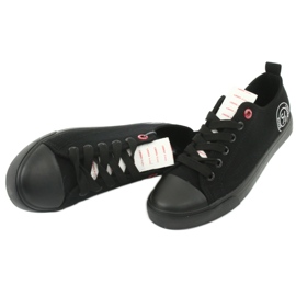 Cross Jeans Zapatillas de deporte empatadas para mujeres ff2r4020 negros 6