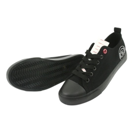 Cross Jeans Zapatillas de deporte empatadas para mujeres ff2r4020 negros 5