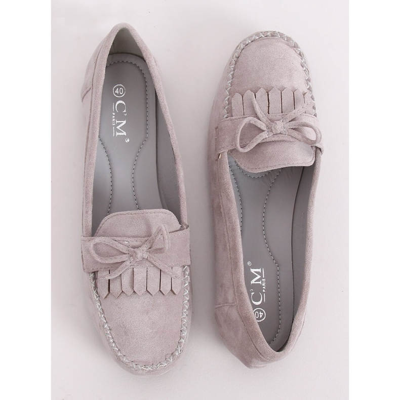Gris Mocasines de mujer Classic 77-202 Gris 1 Gris Mocasines de mujer Classic 77-202 Gris 1